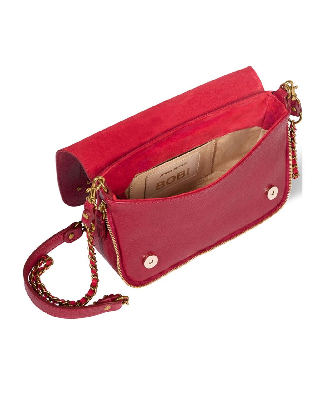 Jérôme Dreyfuss Red Crossbody Bag