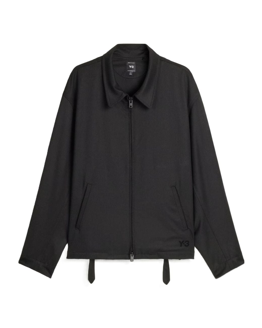 Y-3 Black Zip-Up Jacket for men