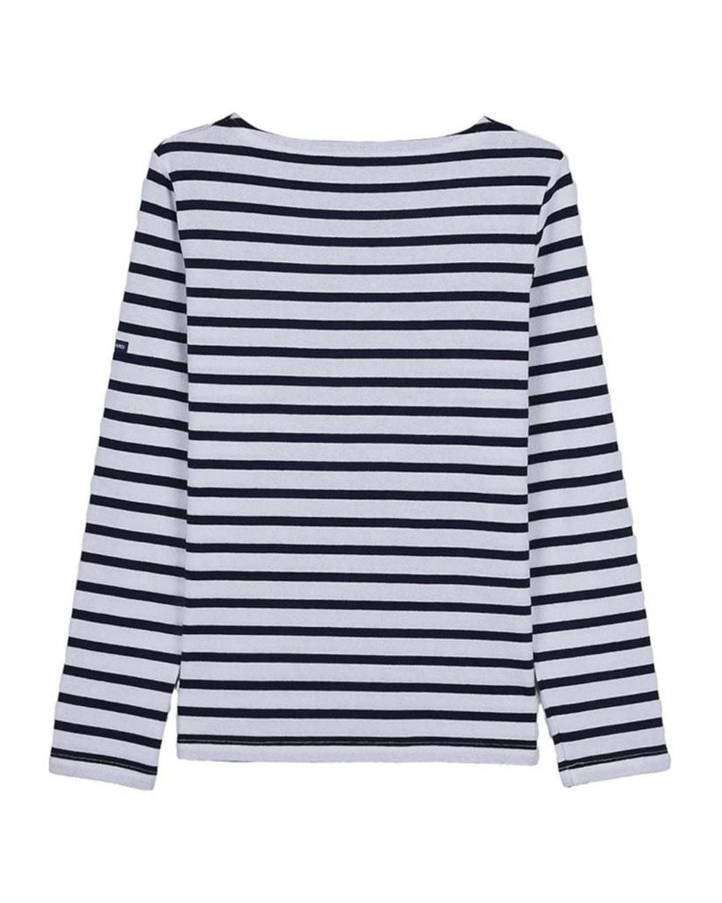 Saint James Blue Striped T-Shirt