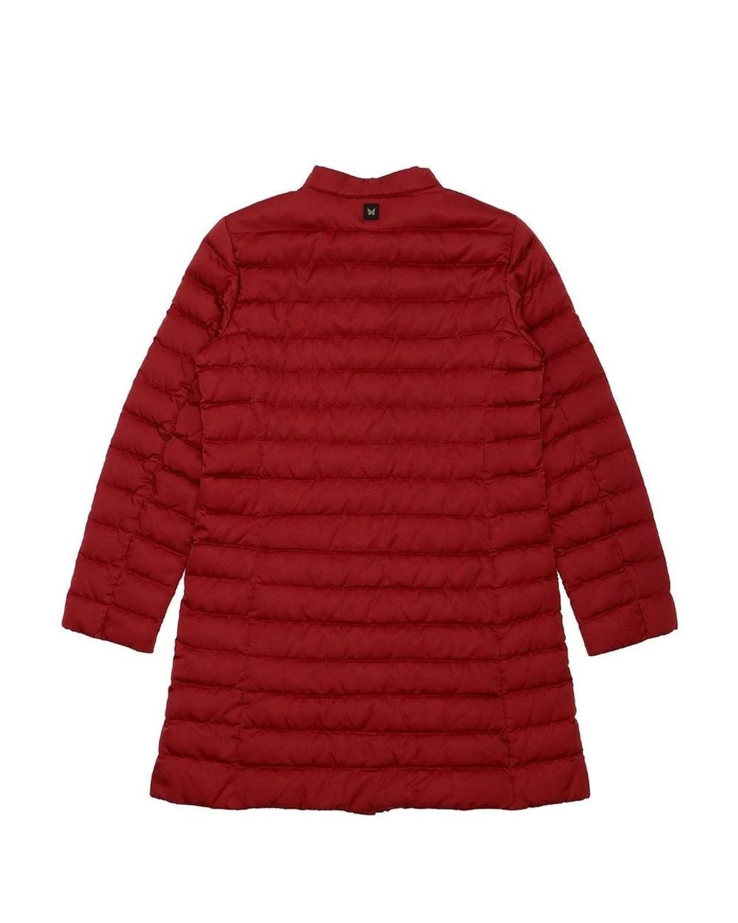 Weekend by Maxmara Red Logo Quilted Down Jacket