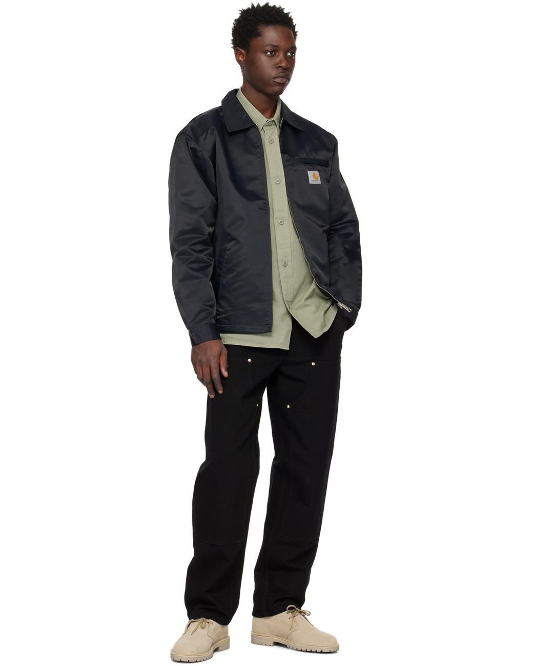 Carhartt Black Double Knee Pants for men
