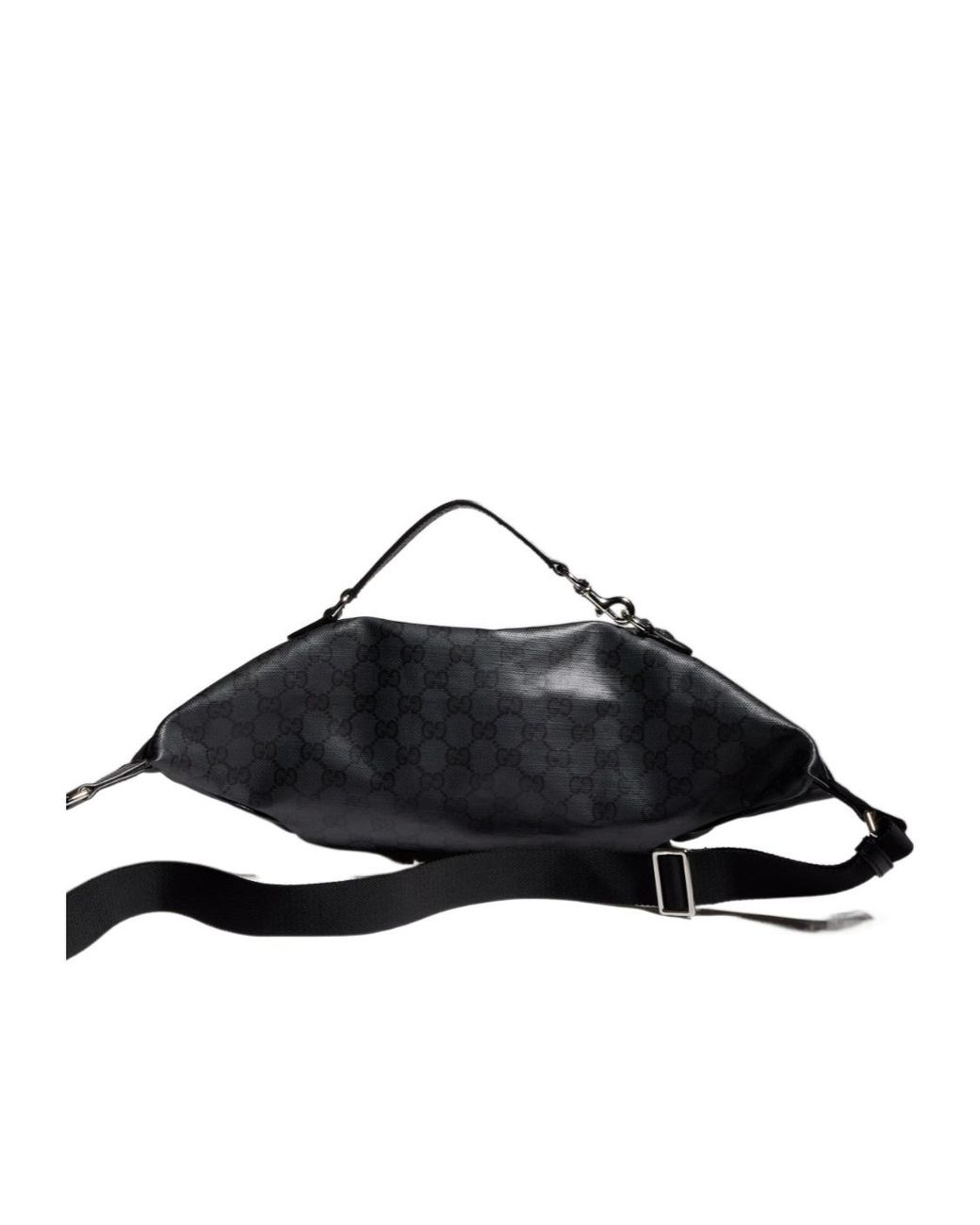 Gucci Black Small Crossbody Bag With Web for men