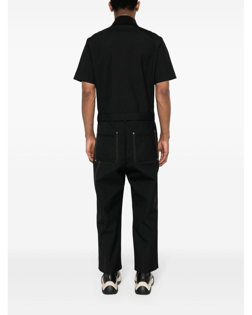 パンツ sacai carhartt Suiting Bonding Jumpsuit Sacai X Carhartt Wip Suiting Bonding Jumpsuit in Black for