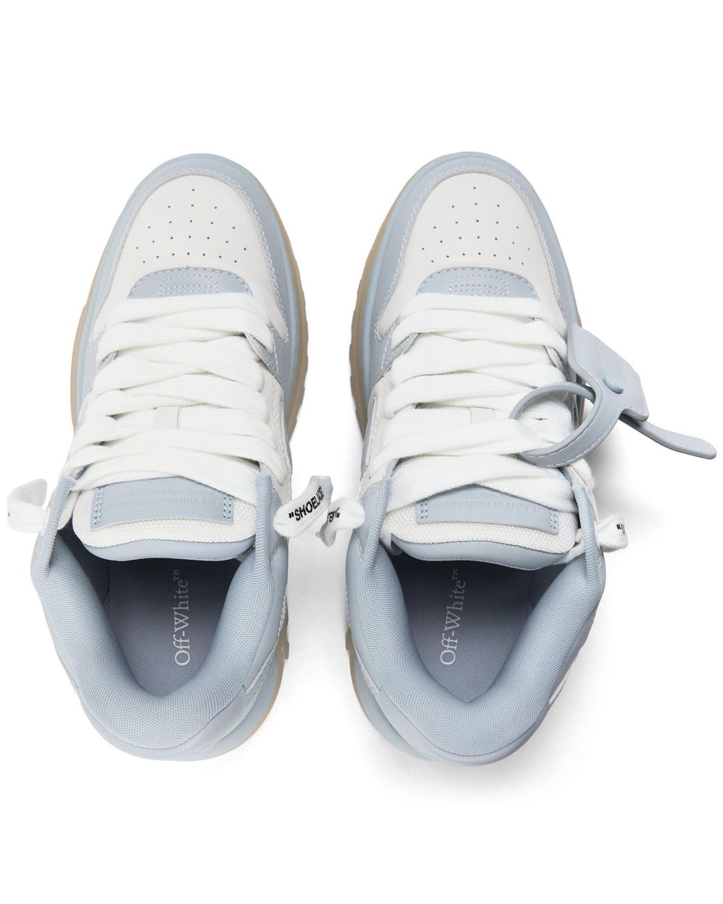 Off-White c/o Virgil Abloh Blue Light Color-Block Thick Sole Sneaker for men