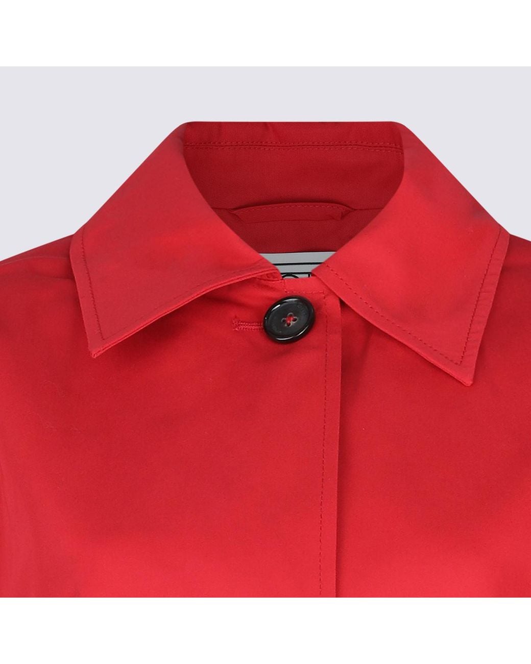Totême Red Totême Double-Breasted Trench Coat