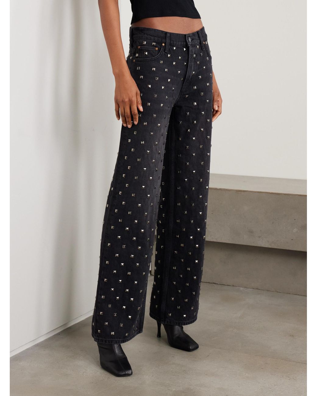 Mother Black Loose Jeans