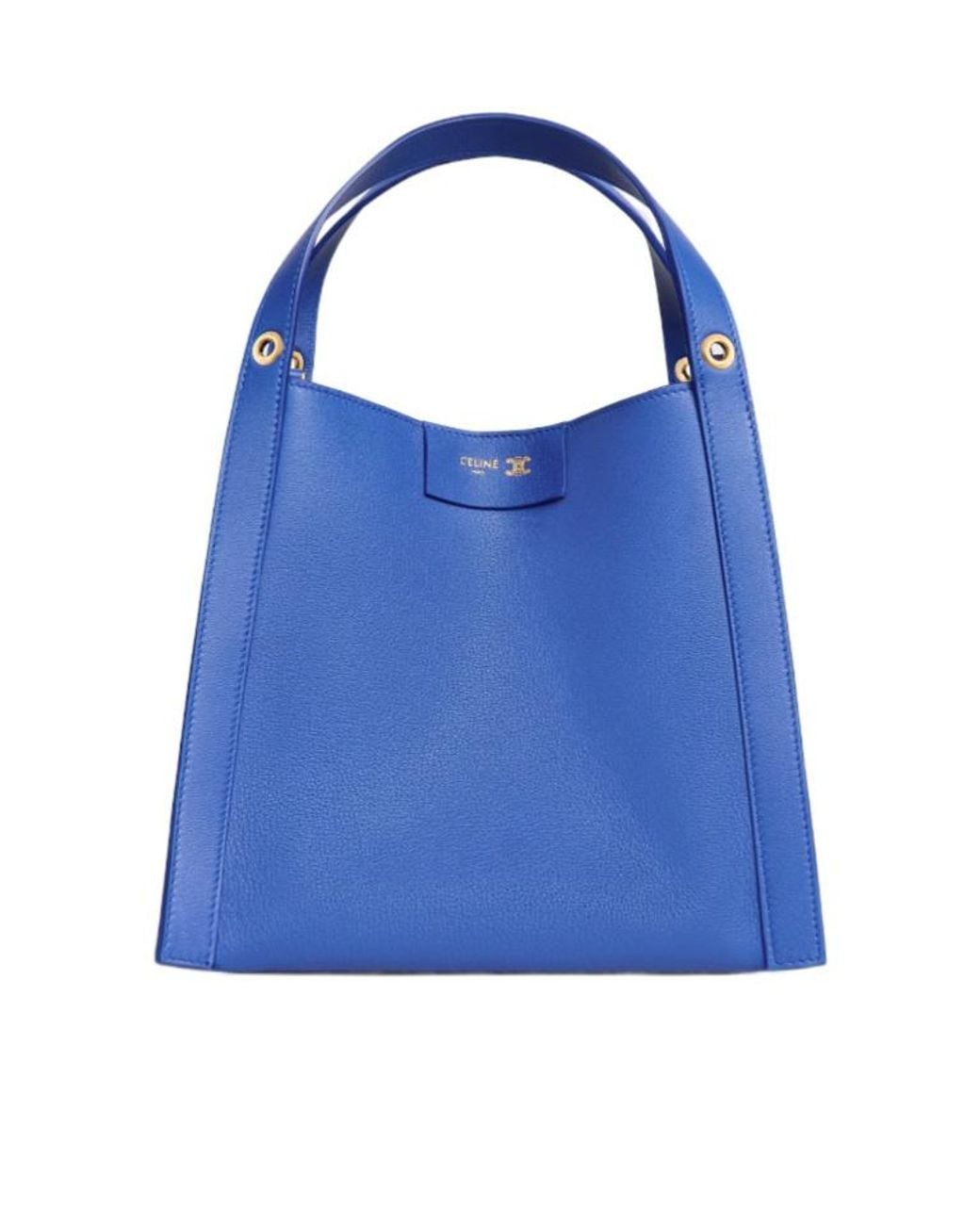 Céline Blue Small Cube Bag