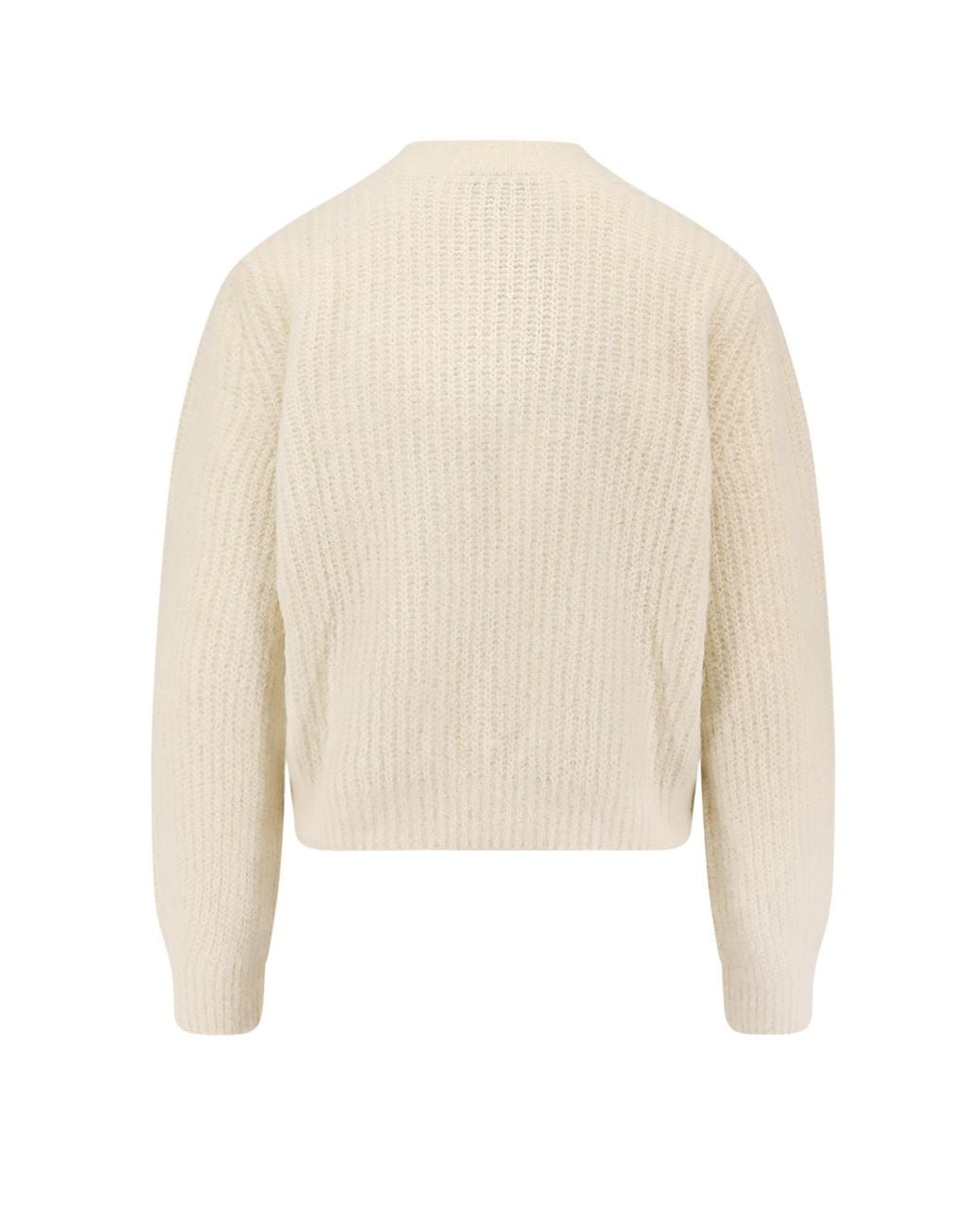 A.P.C. Natural Ribbed Crew-Neck Sweater