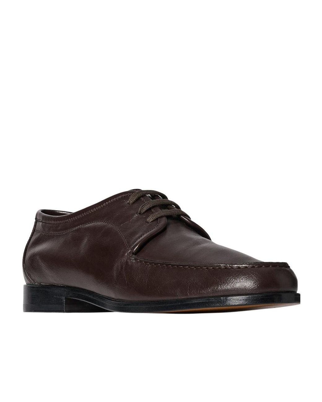The Row Brown Nino Derby Shoes for men