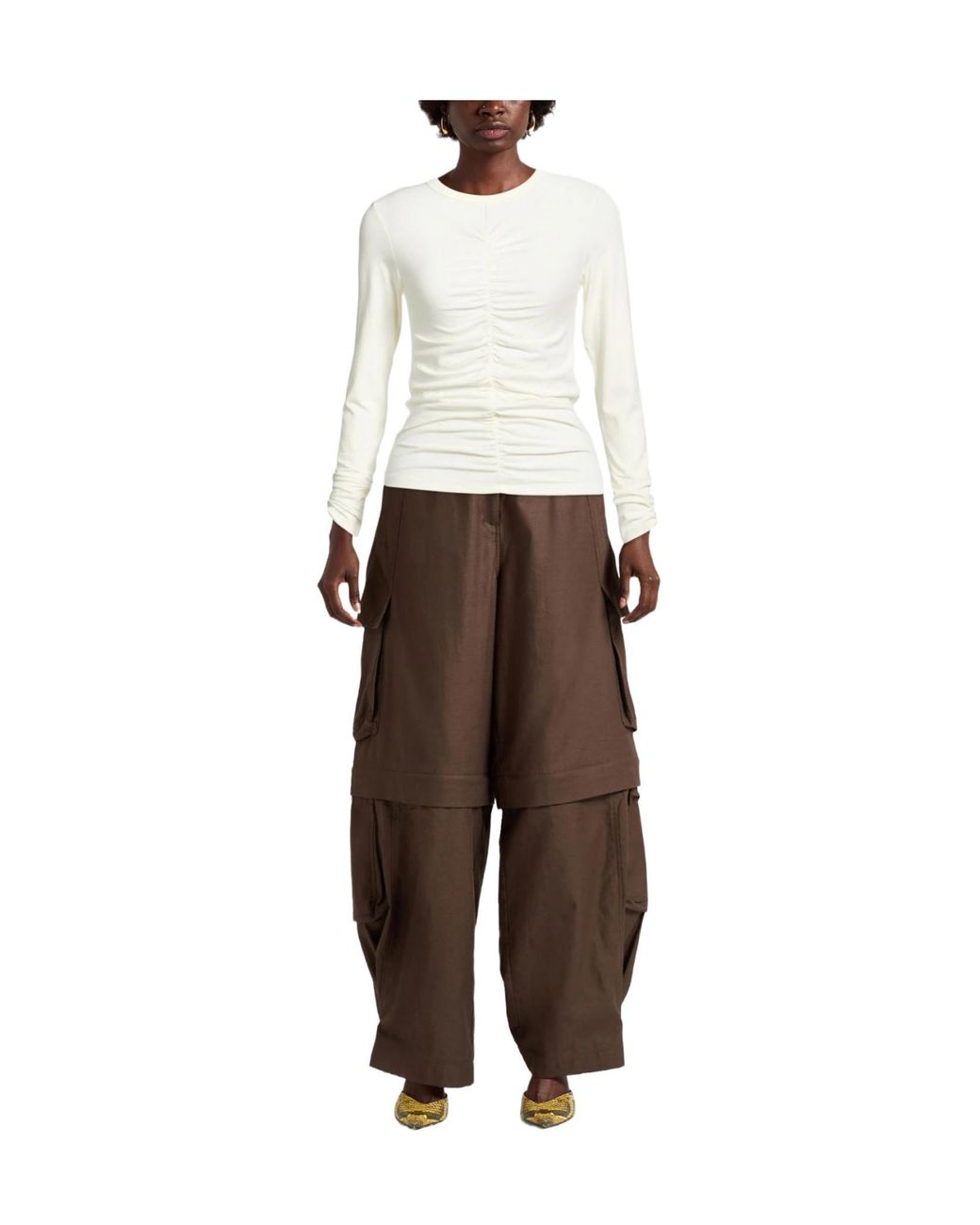Rag & Bone White Plain Colour T-Shirts