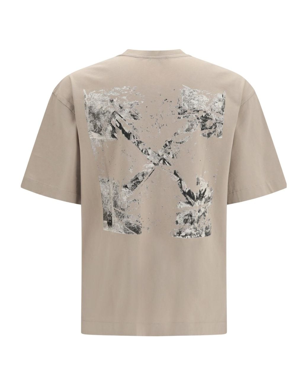 Off-White c/o Virgil Abloh White Spices Arrow Skate Print T-Shirt for men