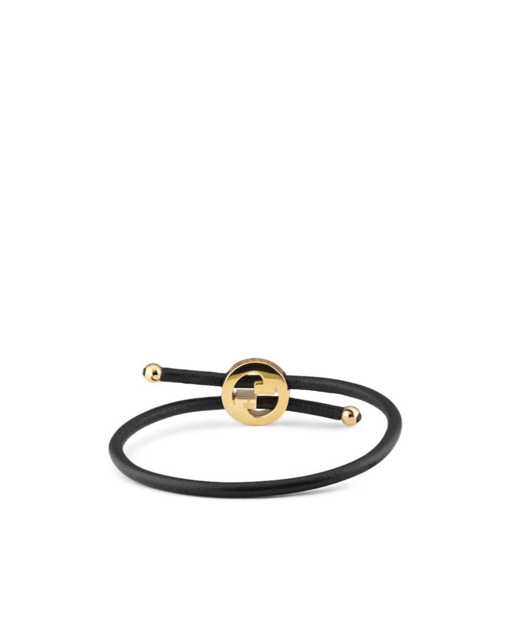 Gucci White Round Interlocking G Bracelet