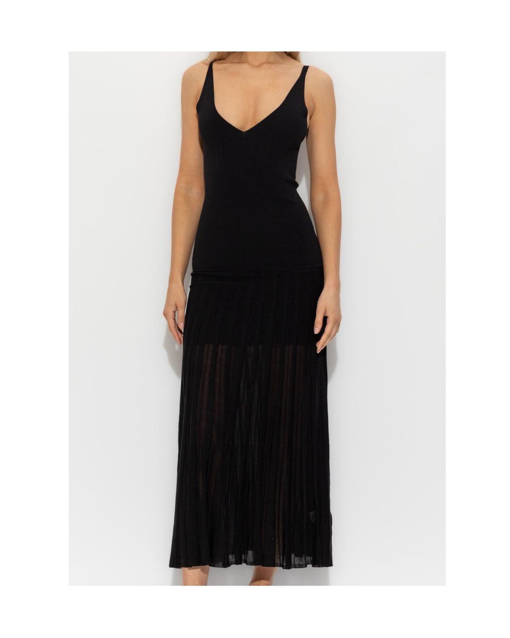 Isabel Marant Black Sleeveless Midi Dress