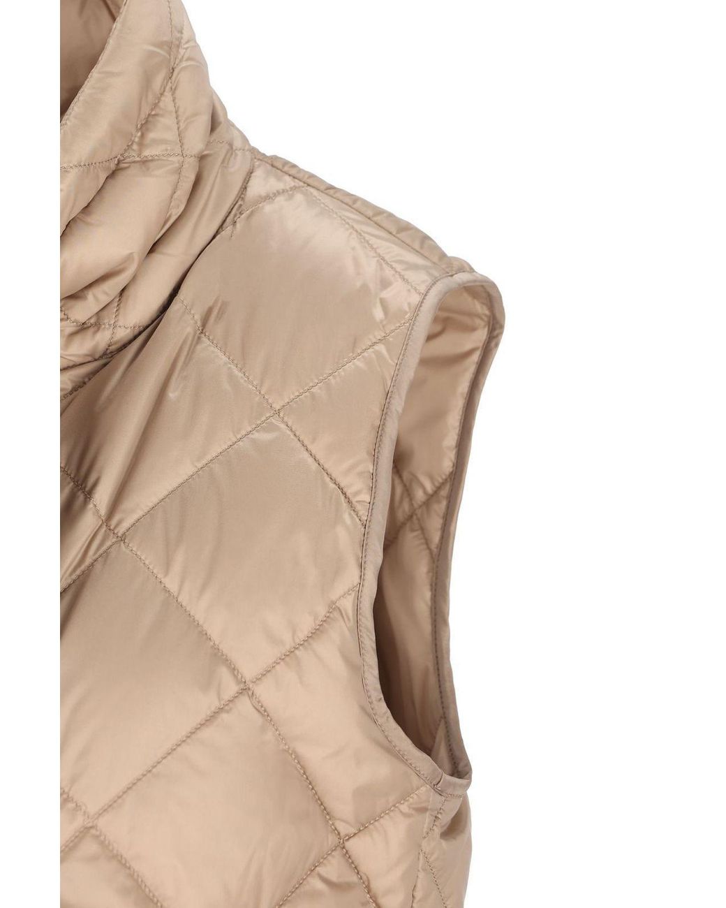 Max Mara Natural The Cube Quilted Padded Gilet