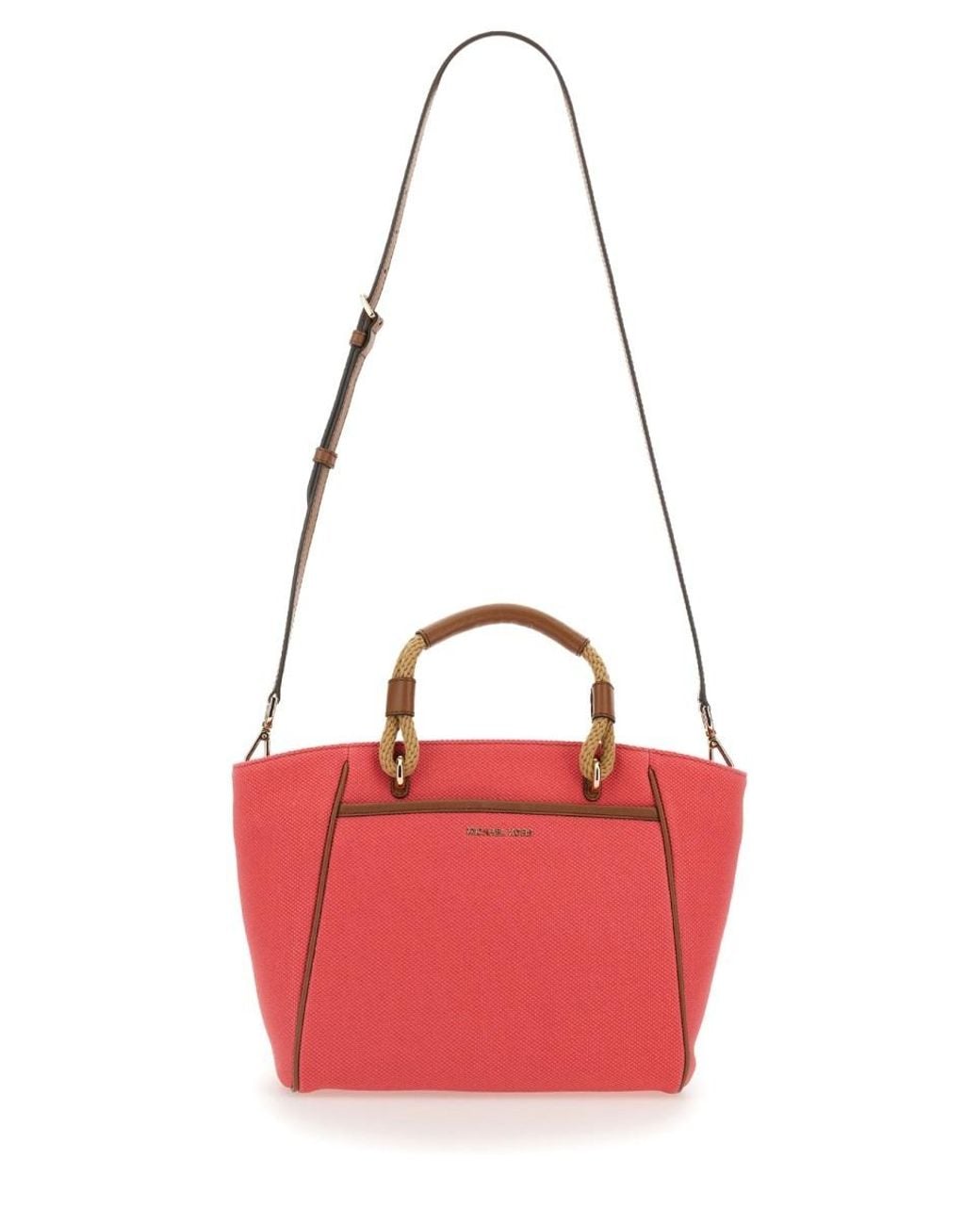Michael Kors Red Michael Talia Top Handle Bag