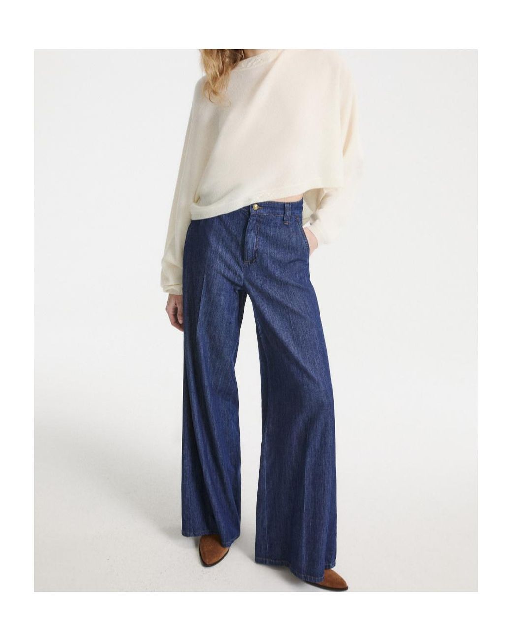 Marella Blue Palazzo Jeans