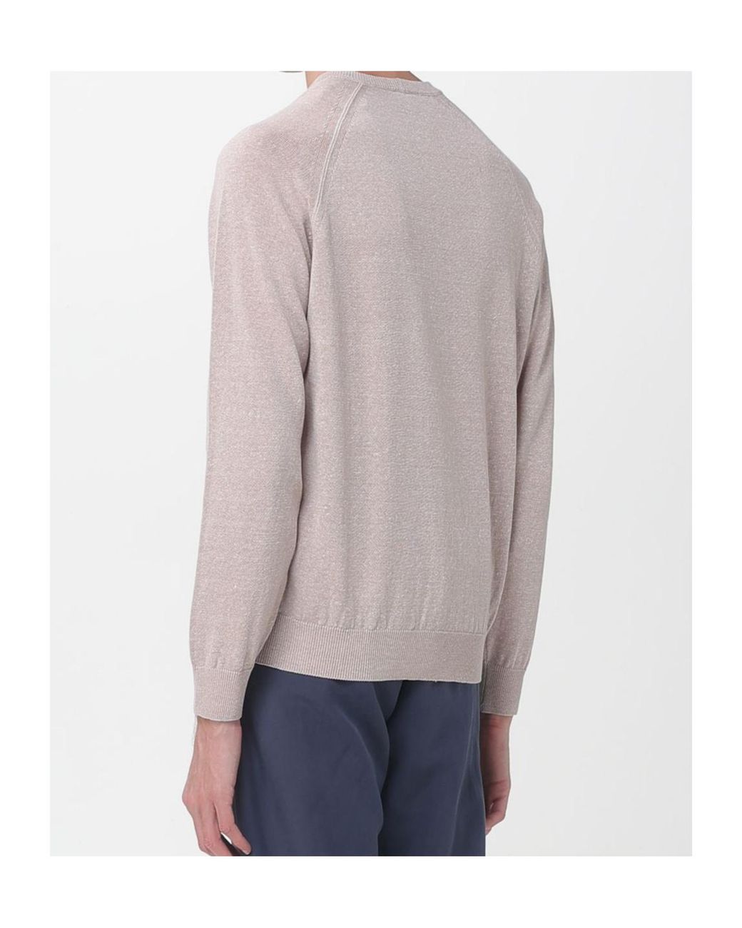 Eleventy Gray Long Sleeves Sweater for men