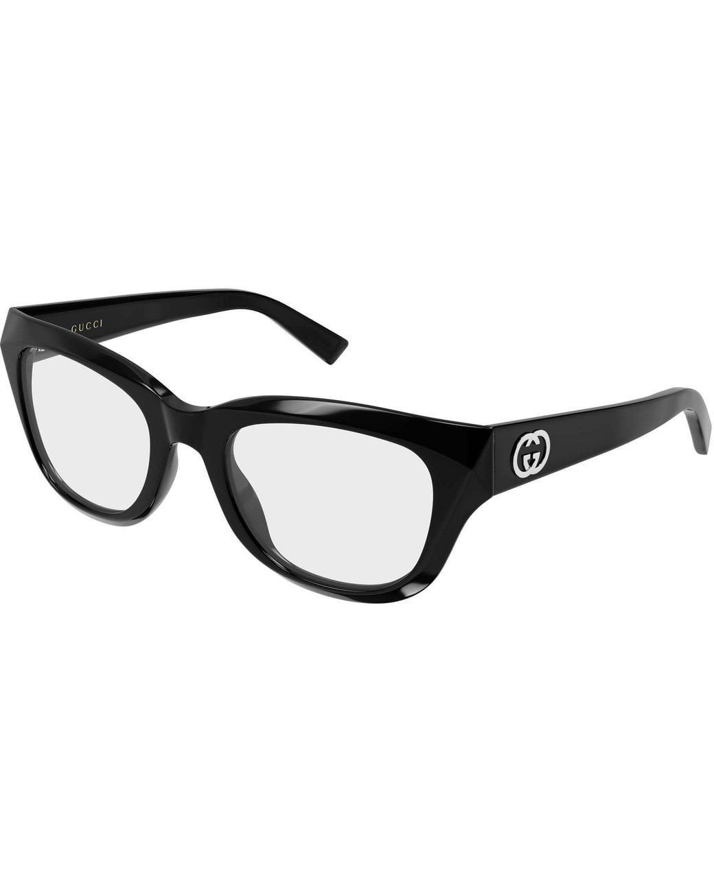 Gucci White Eyewear Cat-Eye Frame Glasses