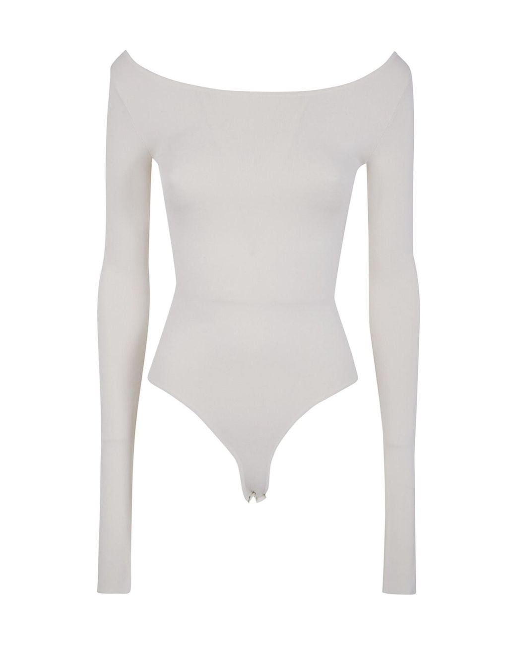 Entire studios White Long-Sleeve Bodysuit