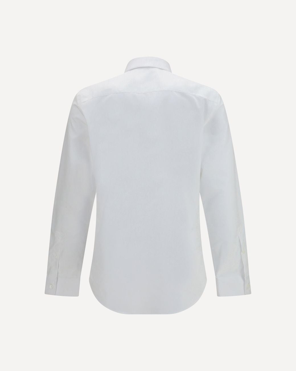 Burberry White Long Sleeved Buttoned Shirt for men