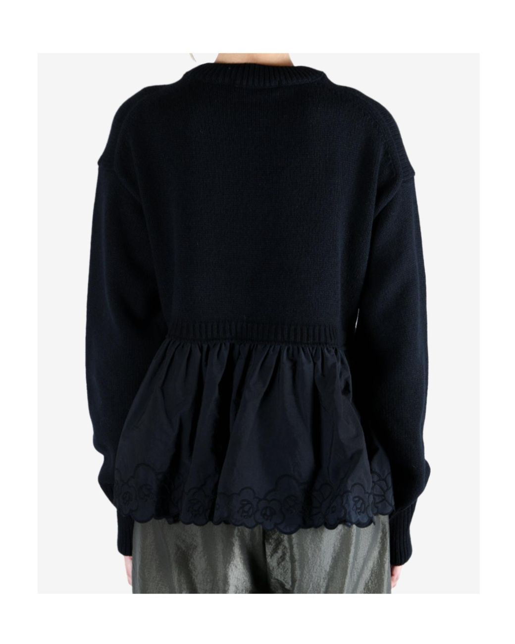 CECILIE BAHNSEN Black Bera Jumper