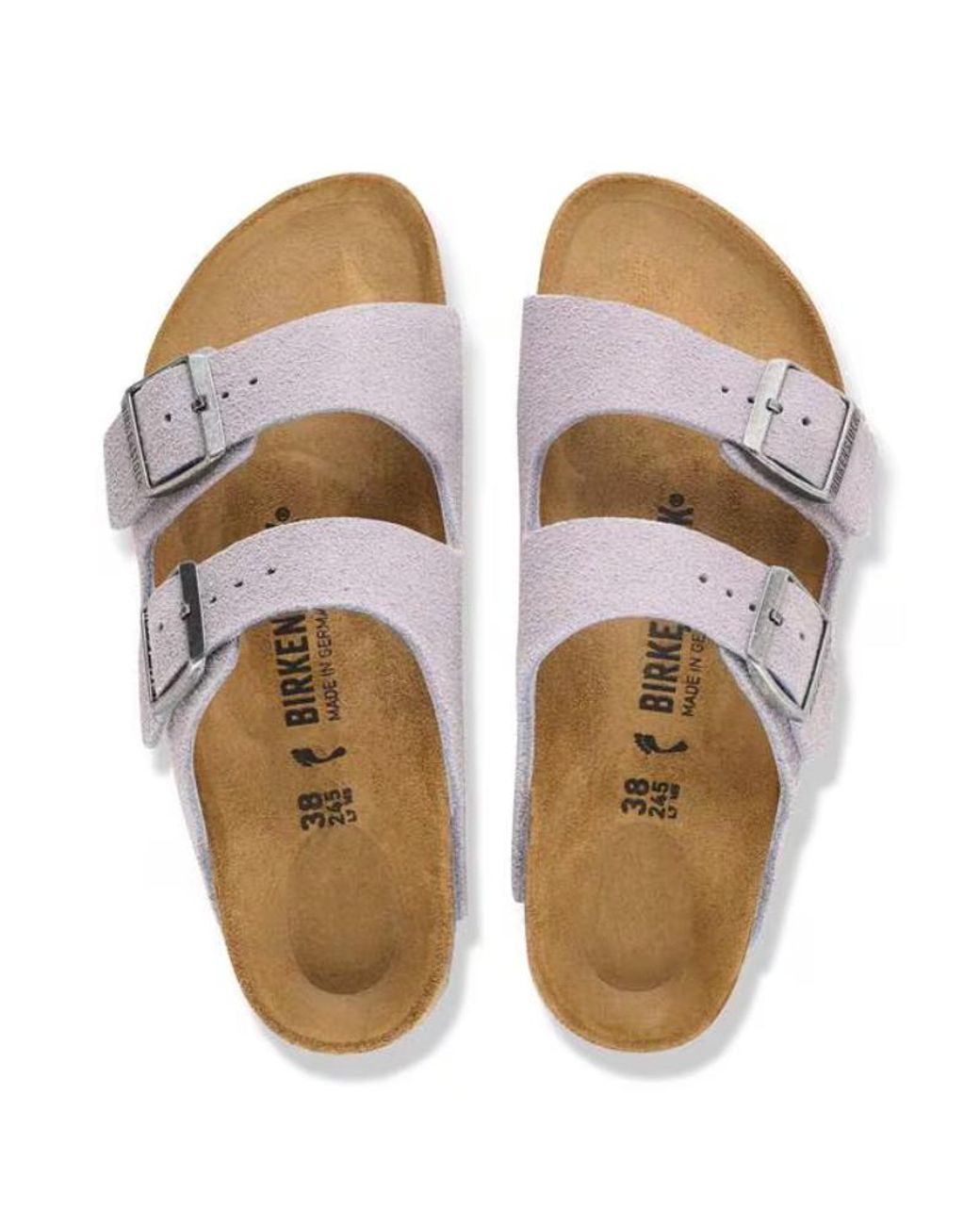 Birkenstock Brown Arizona Buckled Slides for men