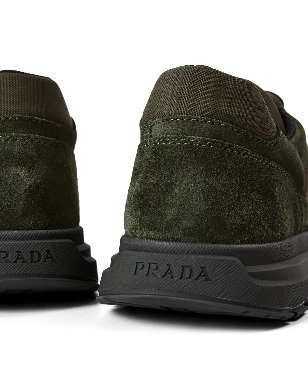 Prada Green Running Sneakers for men
