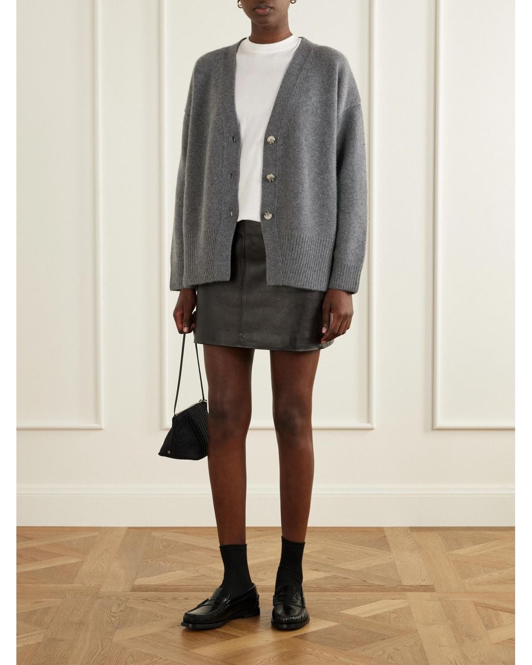 arch4 Gray Cashmere Cardigan