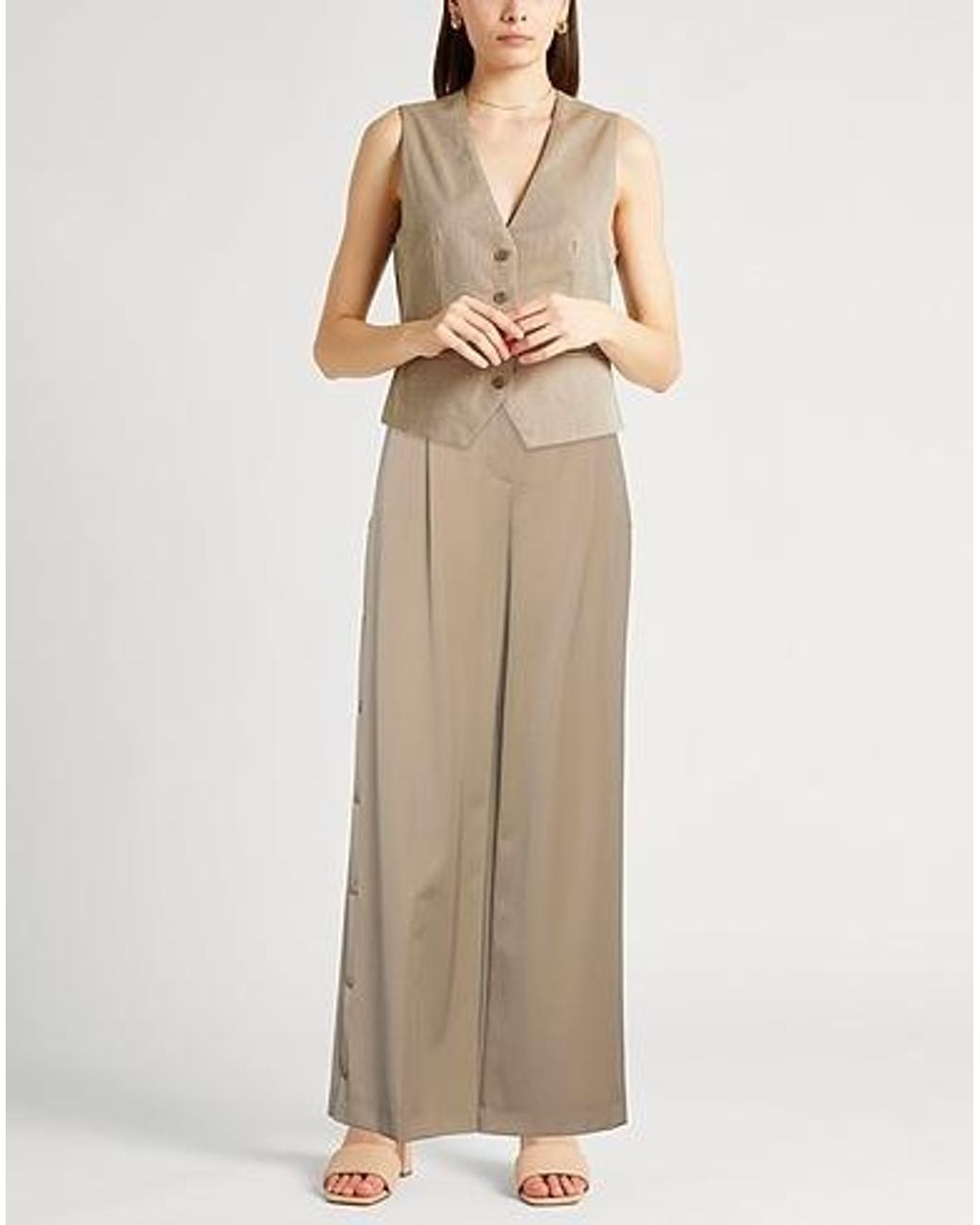 Max Mara Natural Loose Trousers