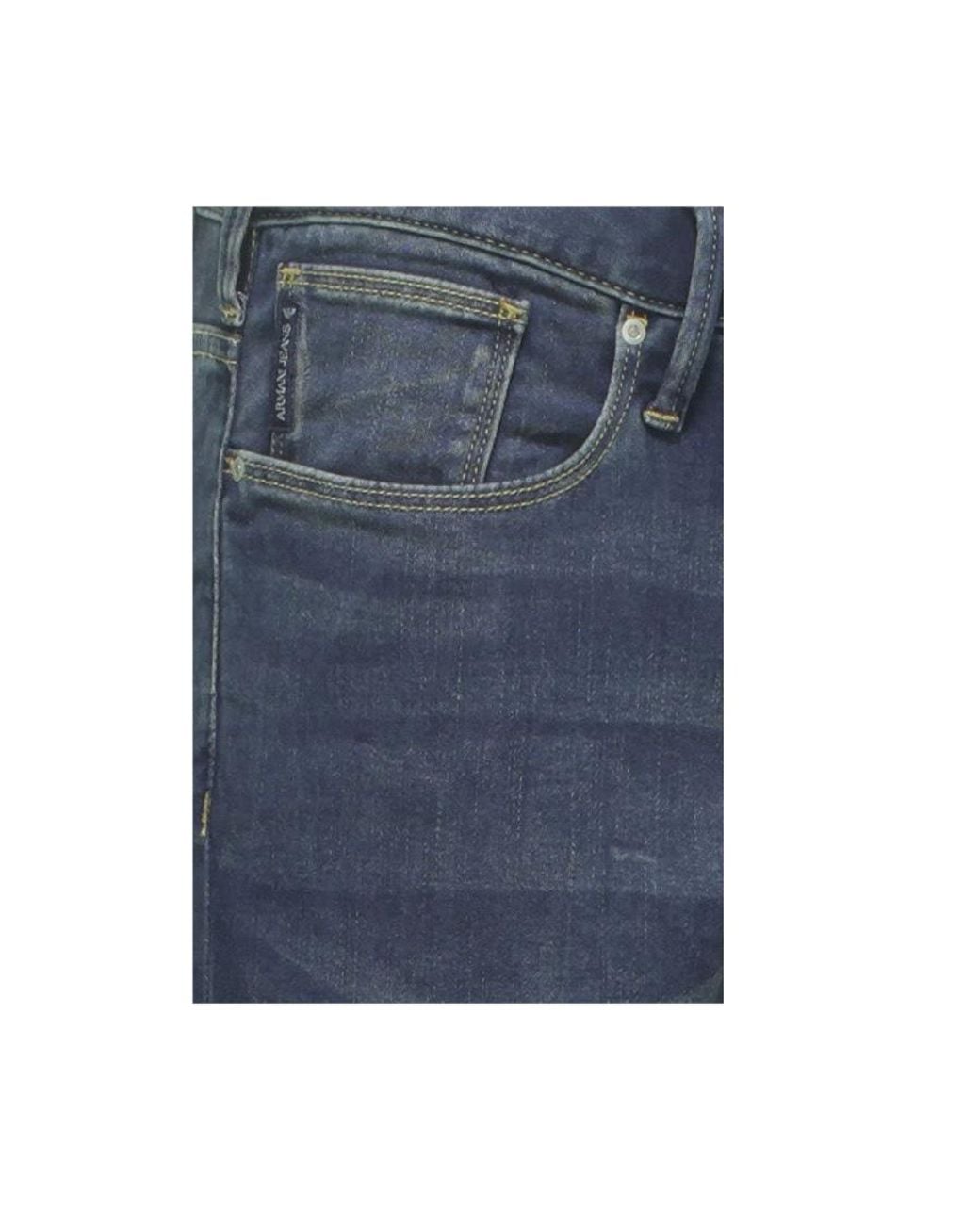 Armani Jeans Blue Logo Jeans for men