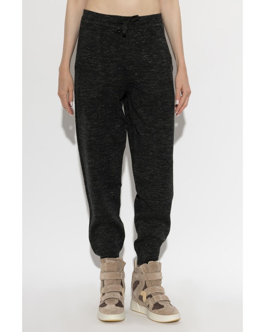 Isabel Marant Black Drawstring Sweatpants