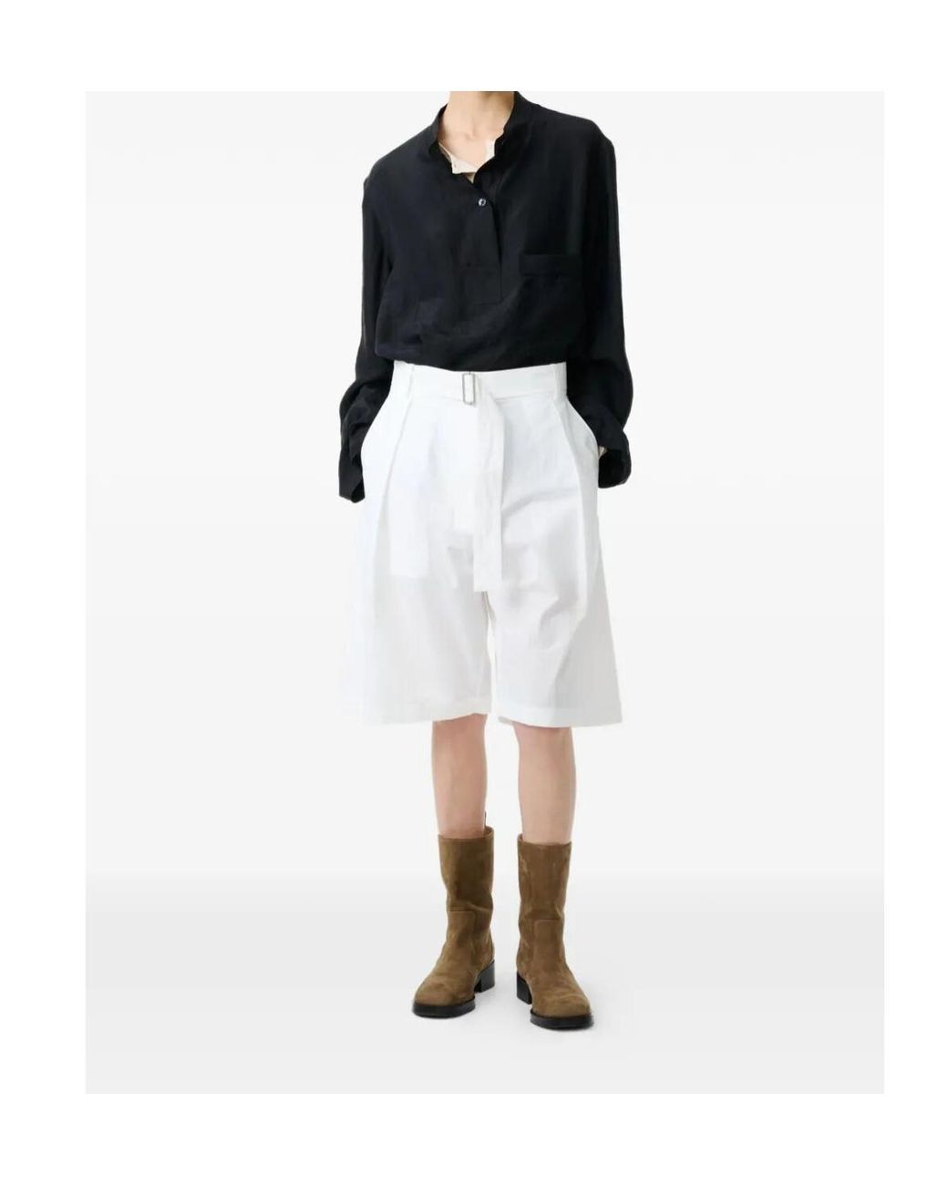Studio Nicholson White Creon Shorts