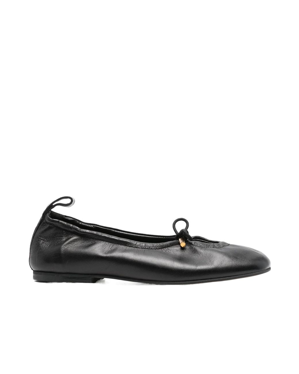 Alohas Black Rosalind Square Toe Ballet Flats