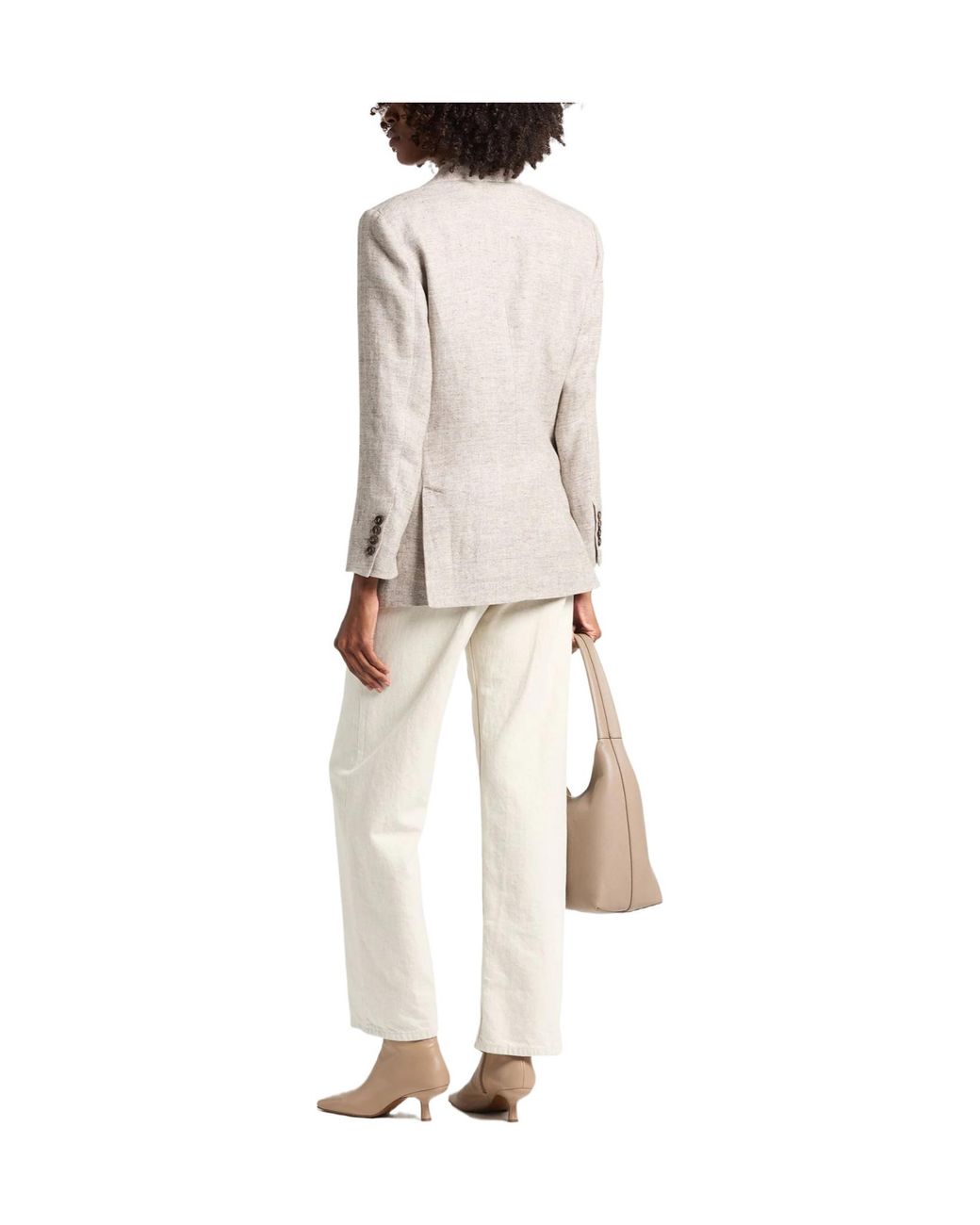 Brunello Cucinelli Gray Linen Blazer