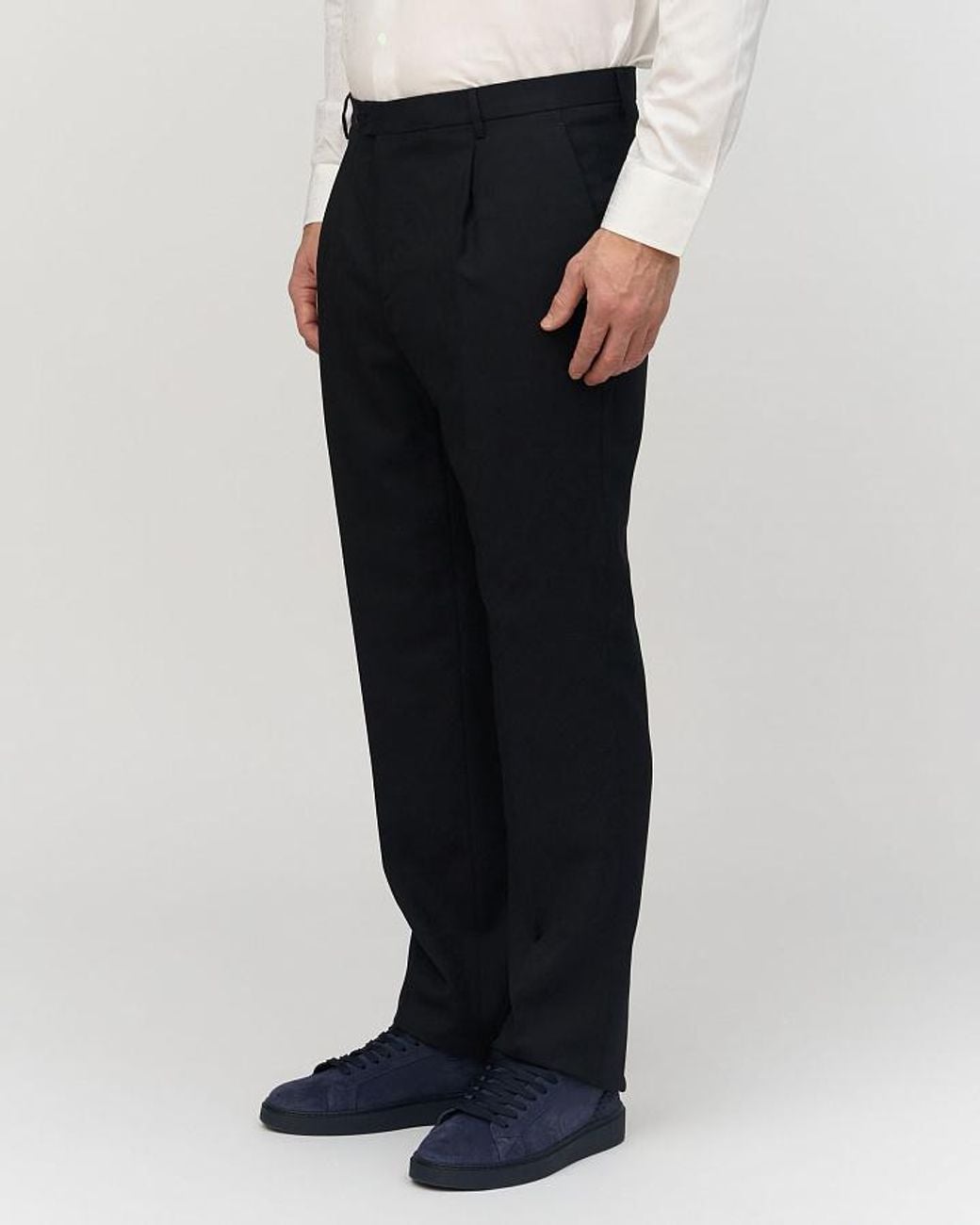 Etro Black Wool Suit Pants for men