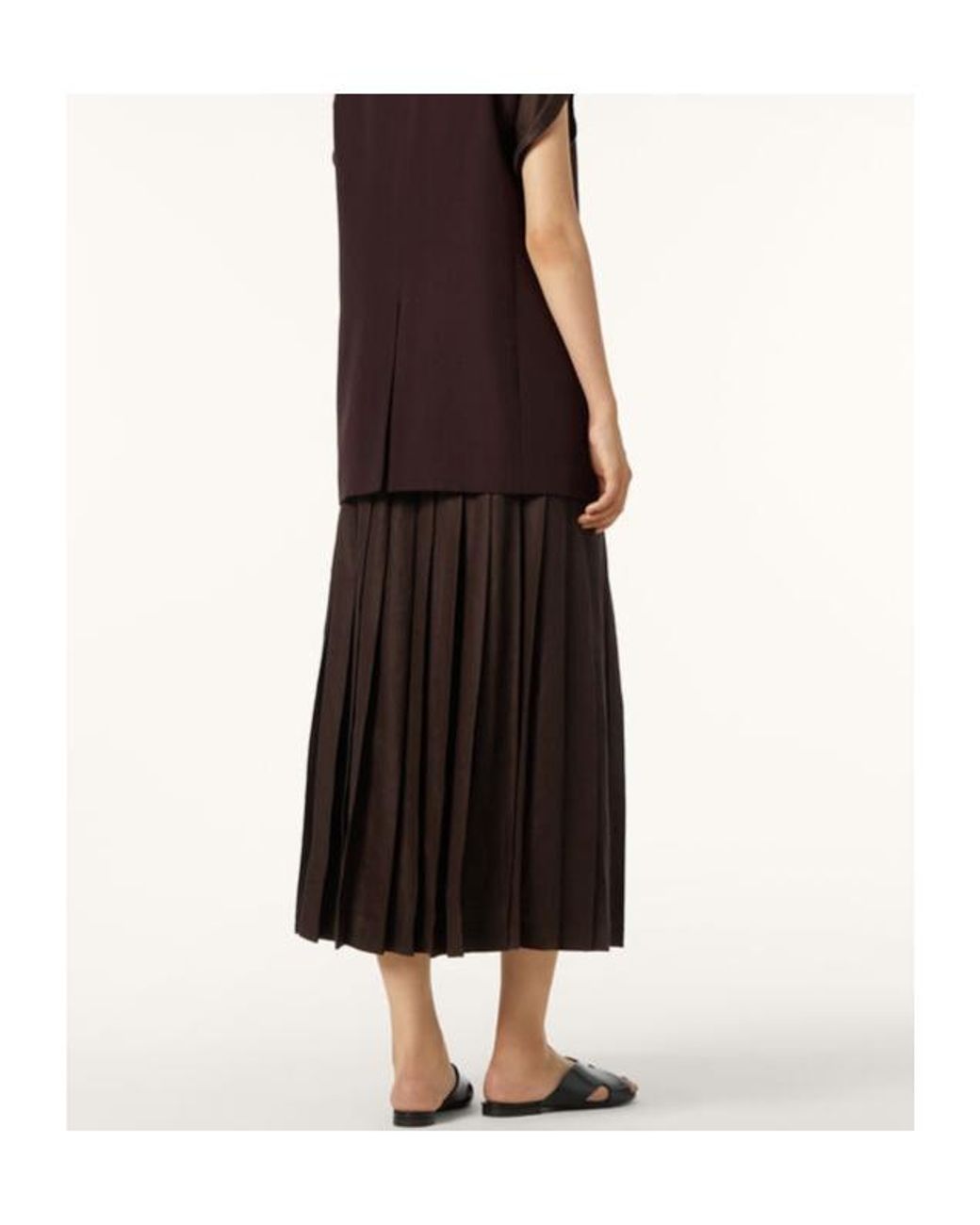 Loro Piana Brown Yasmina Skirt