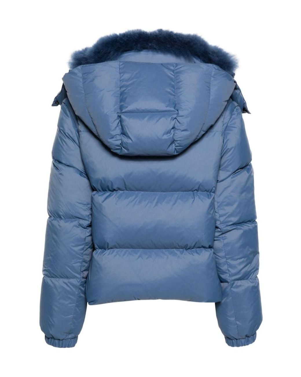 Liska Blue Long-Sleeved Down Jacket