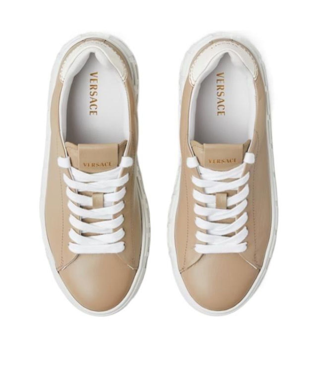 Versace Multicolor Leather Sneakers