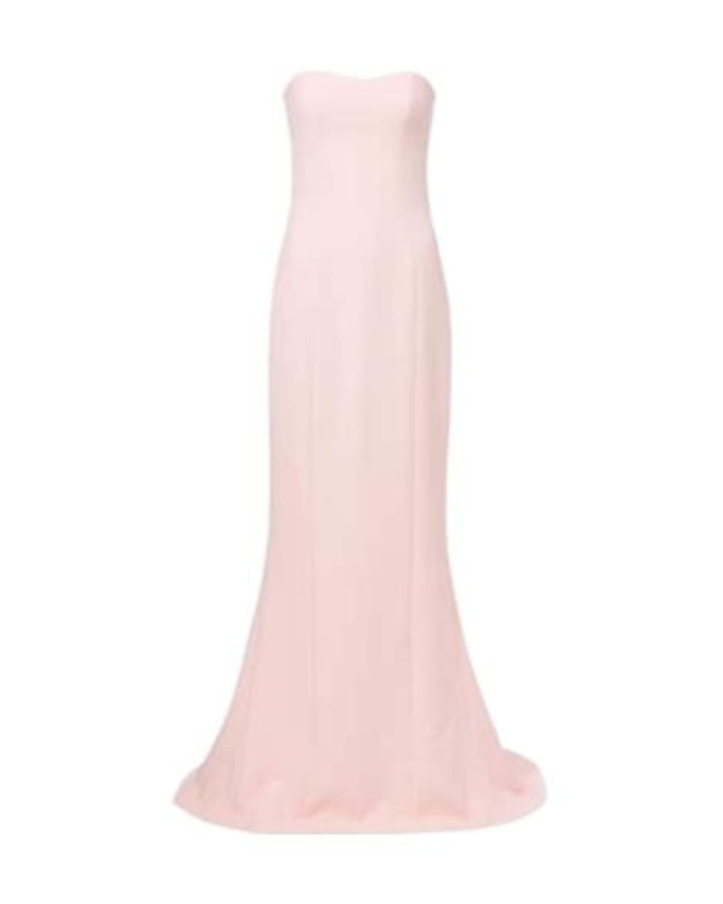 Safiyaa Pink Trumpet Crêpe Gown