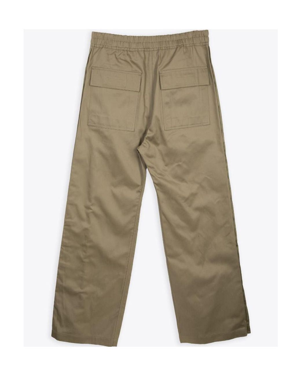 Rick Owens Green Multi-Pocket Casual Pants for men