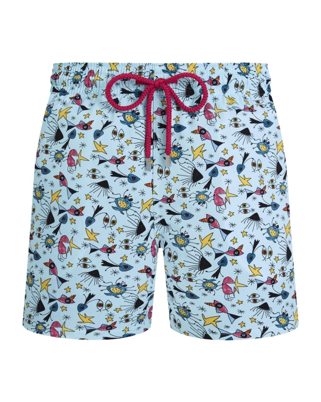 Vilebrequin Blue Marine Fantasy Print Swim Shorts for men