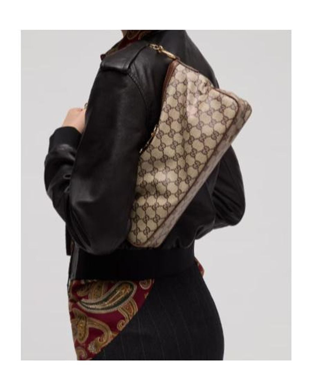 Gucci Brown Starlet Medium Shoulder Bag