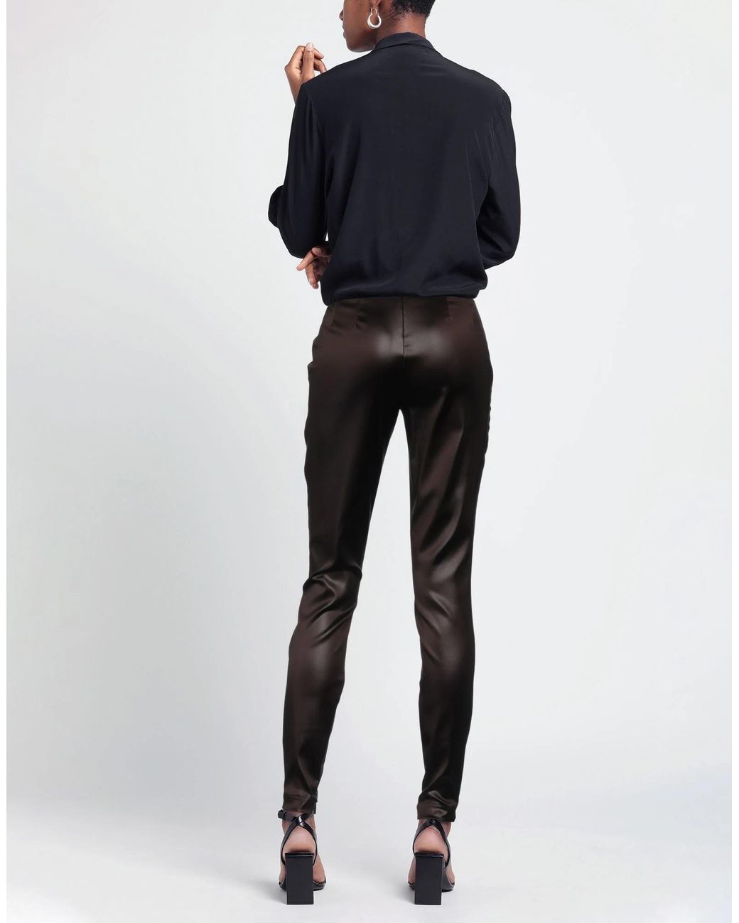 Dolce & Gabbana Black Smooth Stretch Leggings