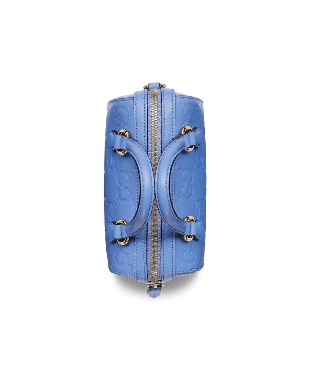 Gucci Blue Gg Super Mini Handbag