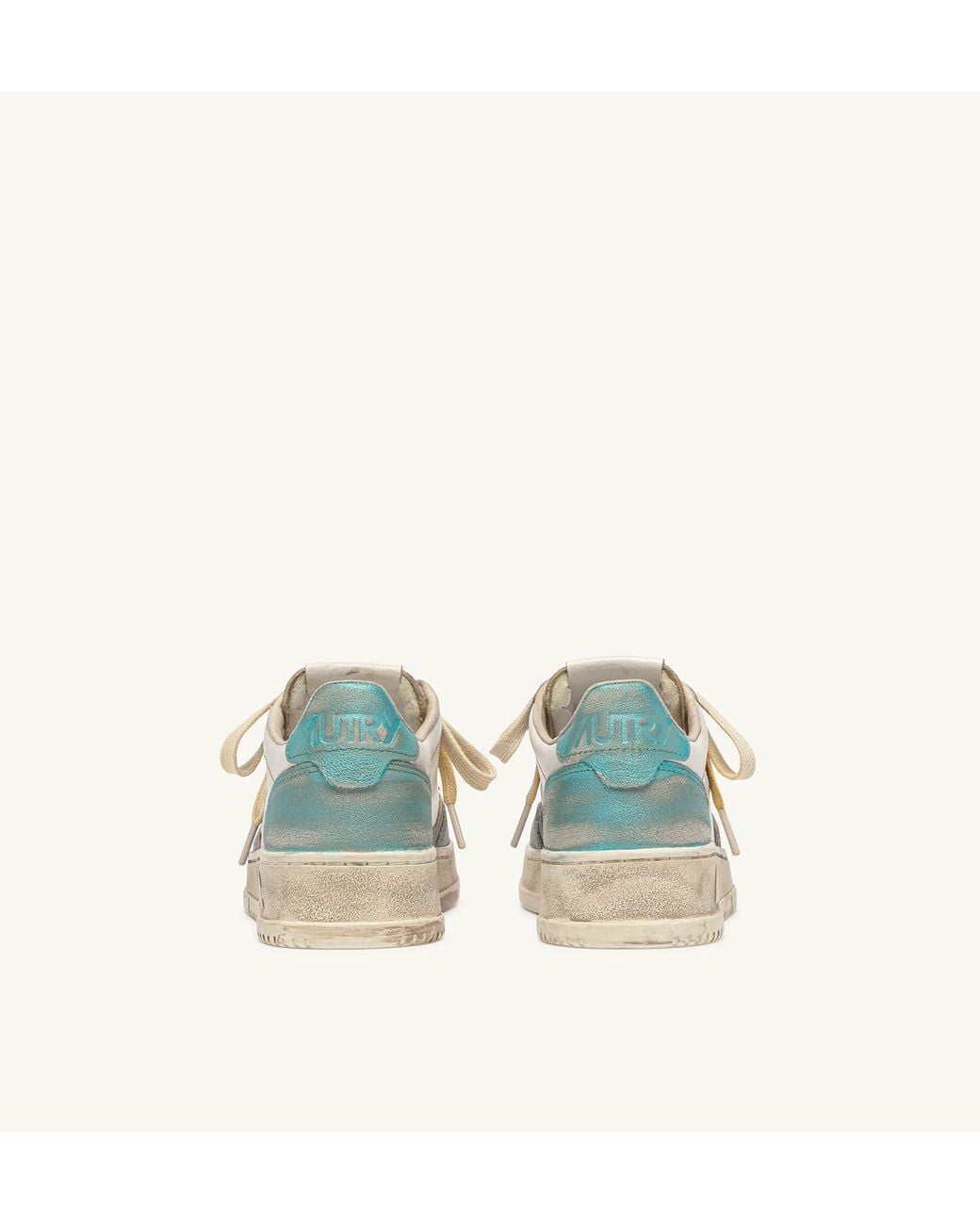 Autry Multicolor Distressed Low-Top Sneakers