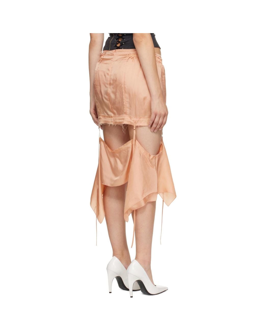 KNWLS Pink Paneled Skirt