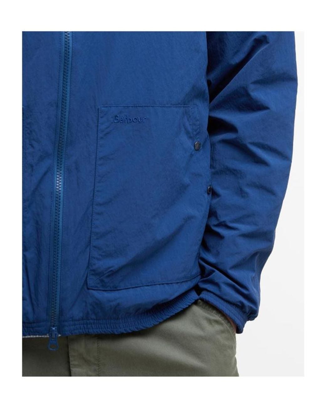 Barbour Blue Riverdale Showerproof Jacket for men