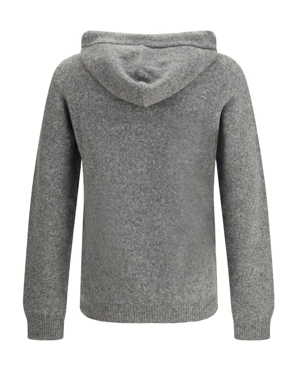 Roberto Collina Gray Hooded Sweater for men