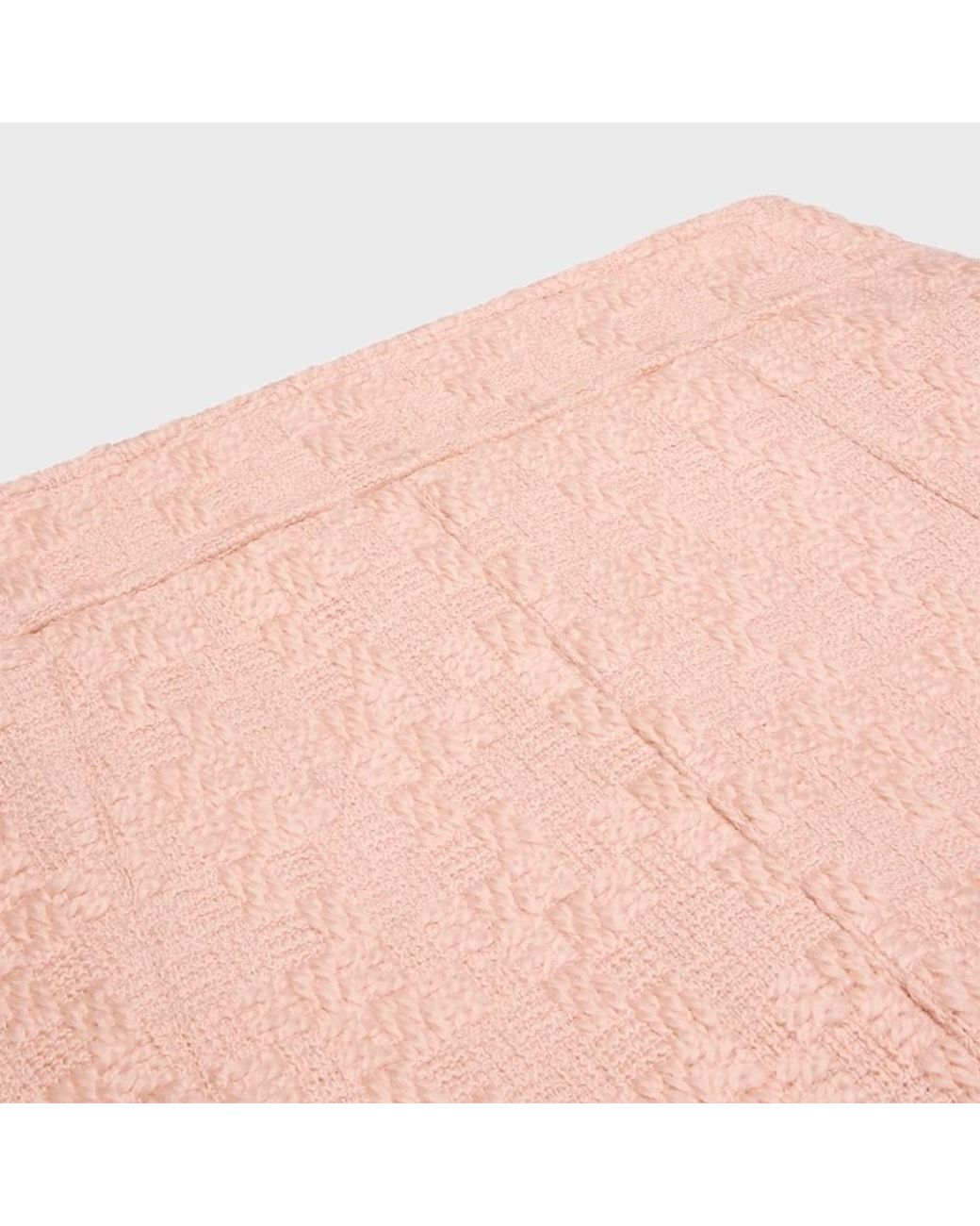 Céline Pink Trapeze Mini Skirt
