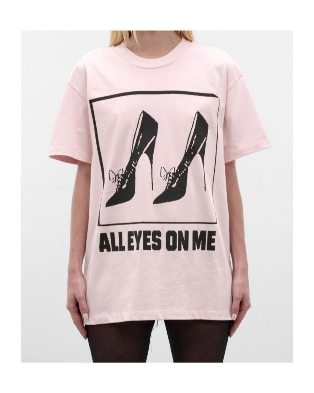 VAQUERA Pink All Eyes On Me Graphic-Print T-Shirt